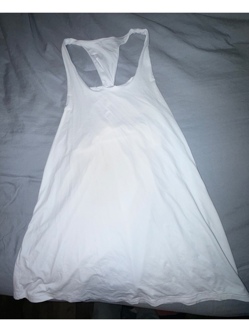 White Alo Racerback Tank Top